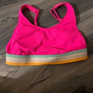 Arizona Jean Company Pink and Green Bikini